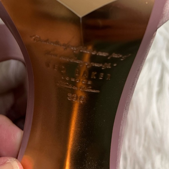 NIBSatin Elira Bow Sandals High Heels Sandals-Ted Baker (Light Pink Satin)US 9 - Picture 9 of 14